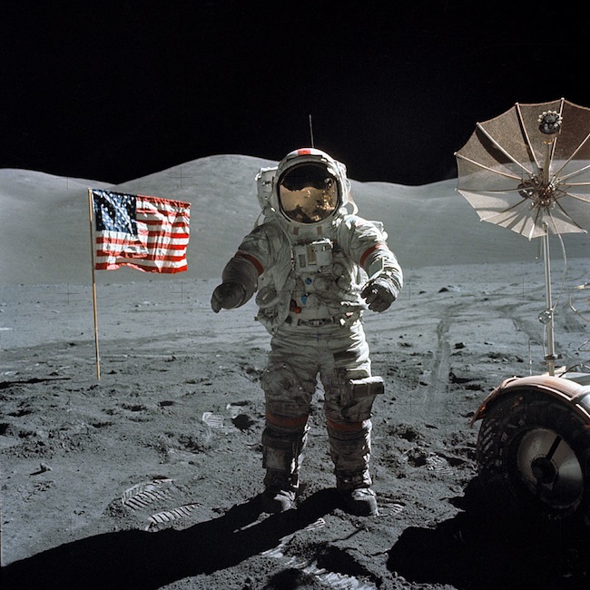 Foto durante la misión Apollo 17