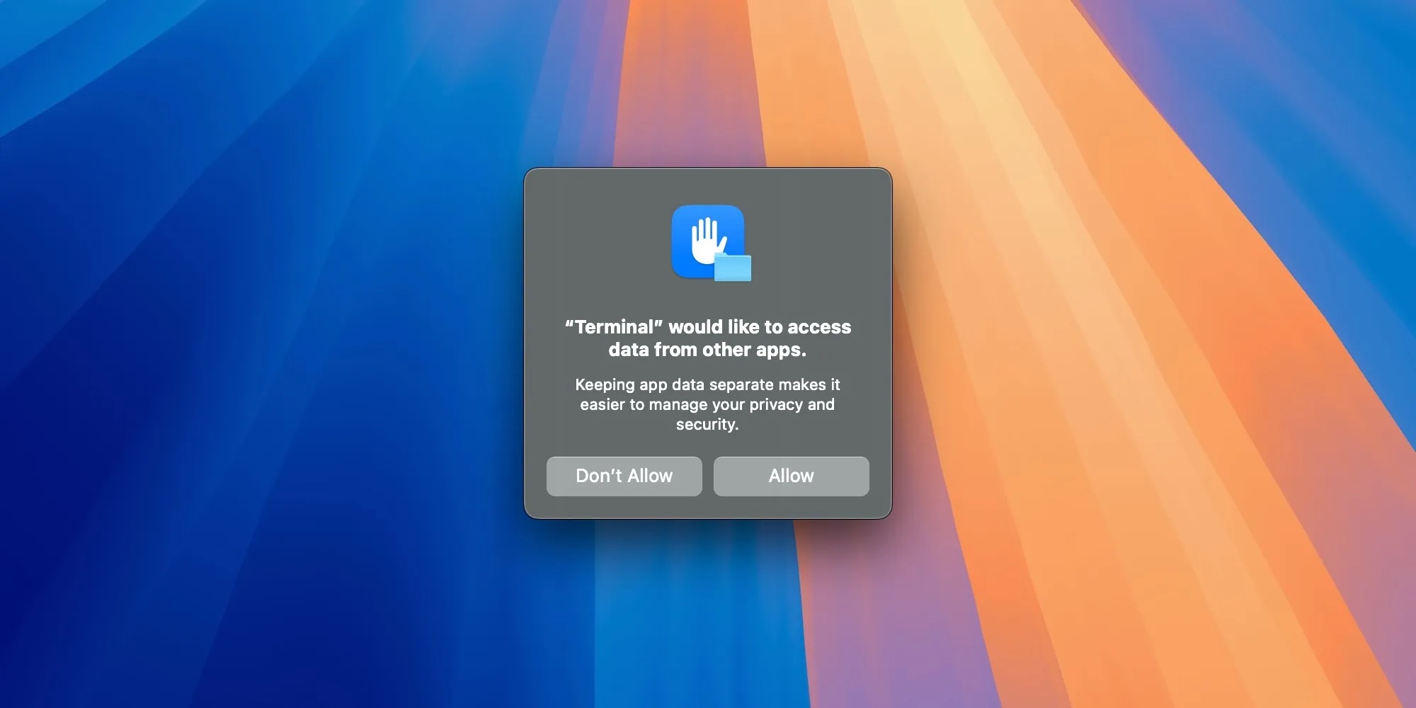 macOS Sandbox Container Access Prompt